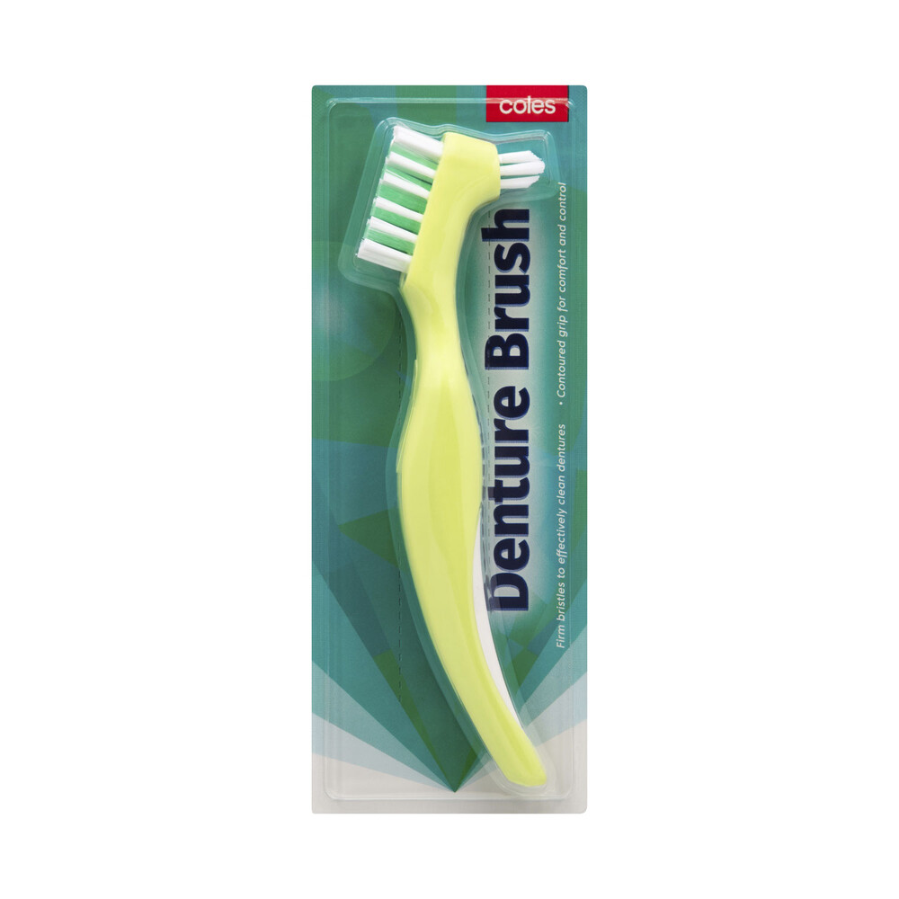Buy Coles Denture Toothbrush 1 pack Coles