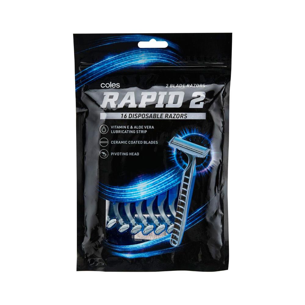 Buy Coles Twin Blade Disposable Razor Men 16 pack Coles