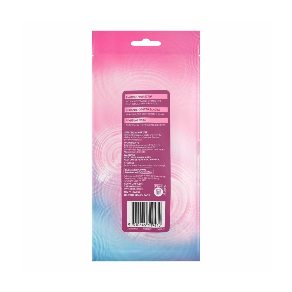 Buy Coles Twin Blade Disposable Razor Women 10 pack Coles