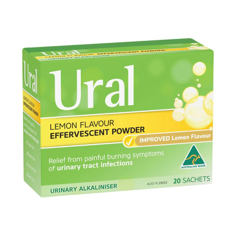 Buy Ural Sugar Free 20 Effervescent Powder Sachets 1 pack Coles