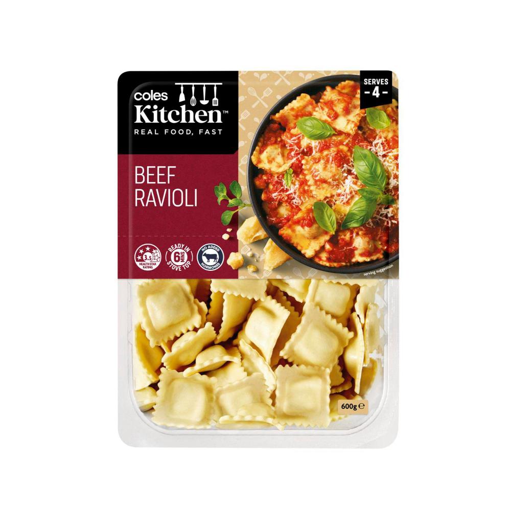 Buy Coles Beef Ravioli Pasta 600g Coles