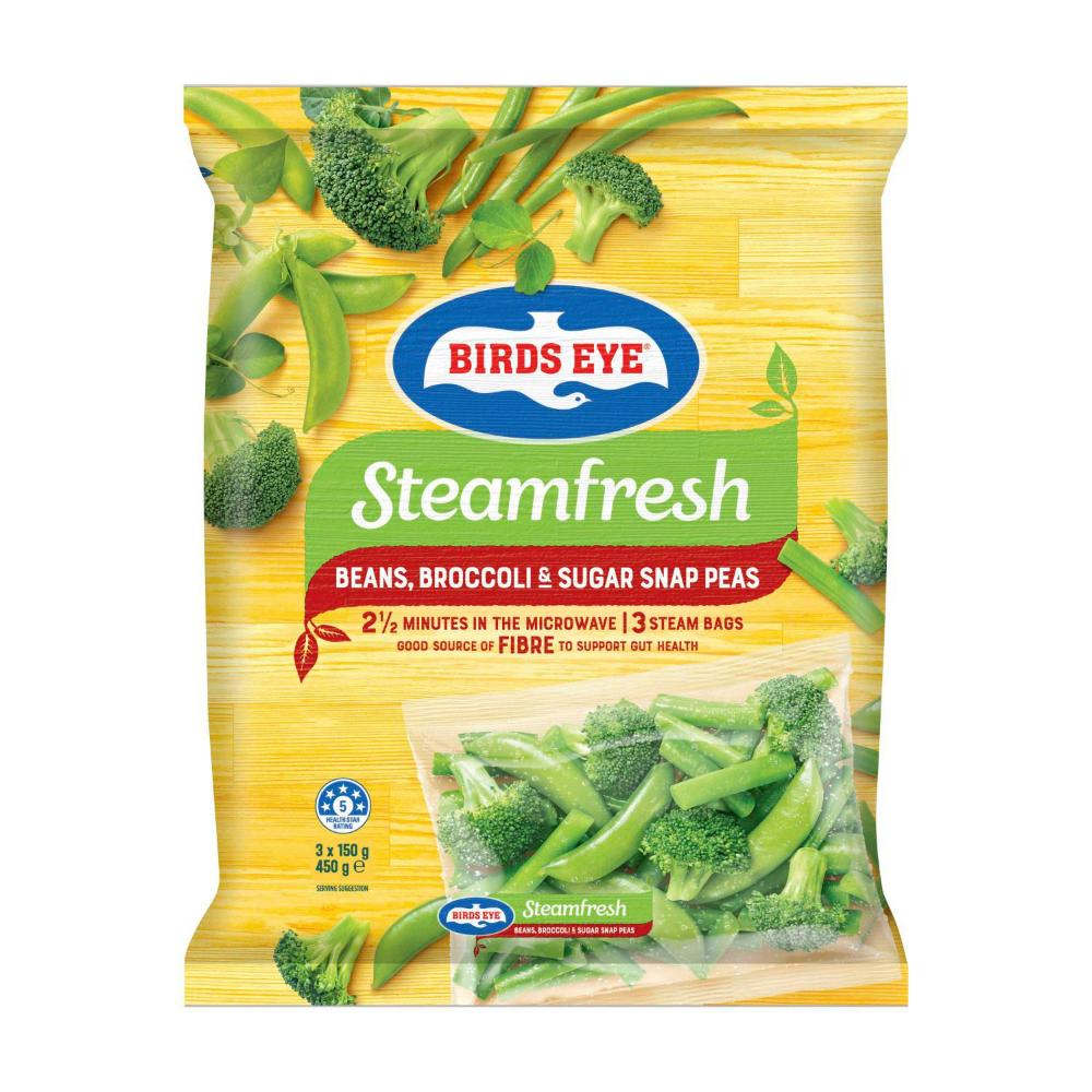 Buy Birds Eye Frozen Steam Fresh Bean Broccoli & Sugar Snap Peas 3 pack