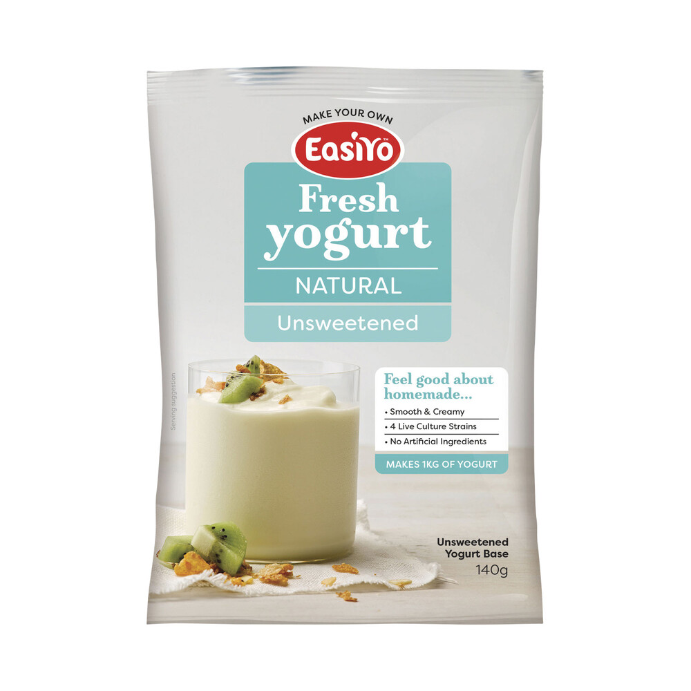Buy Easiyo Natural Unsweetened Yoghurt 140g Coles