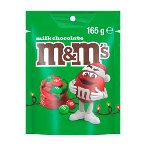 Buy M&Ms Christmas Milk Chocolate Red & Green Snack & Share Bag 165g ...