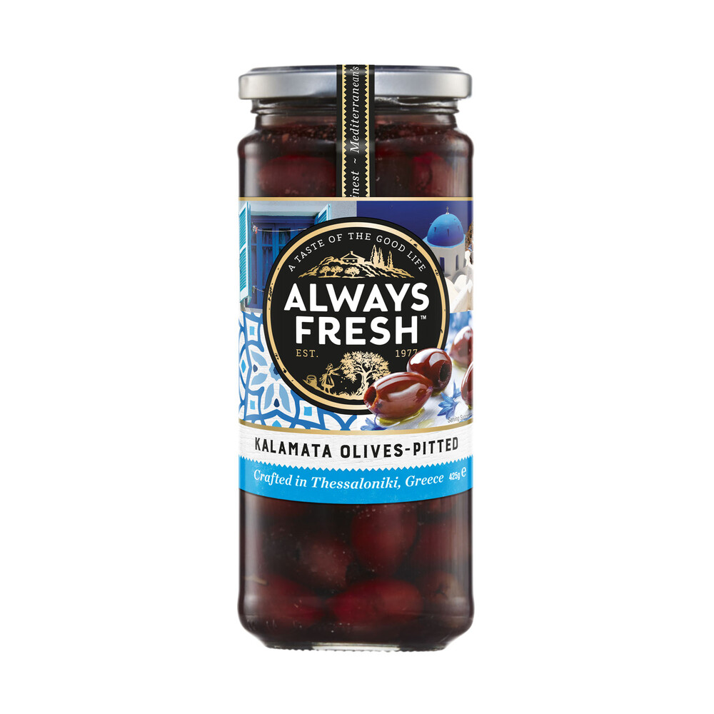 Buy Always Fresh Kalamata Olives Pitted 425g Coles