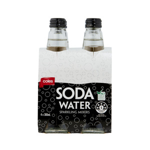 Coles Soda Water Sparkling Mixers Multipack Bottles 300ml Coles Online