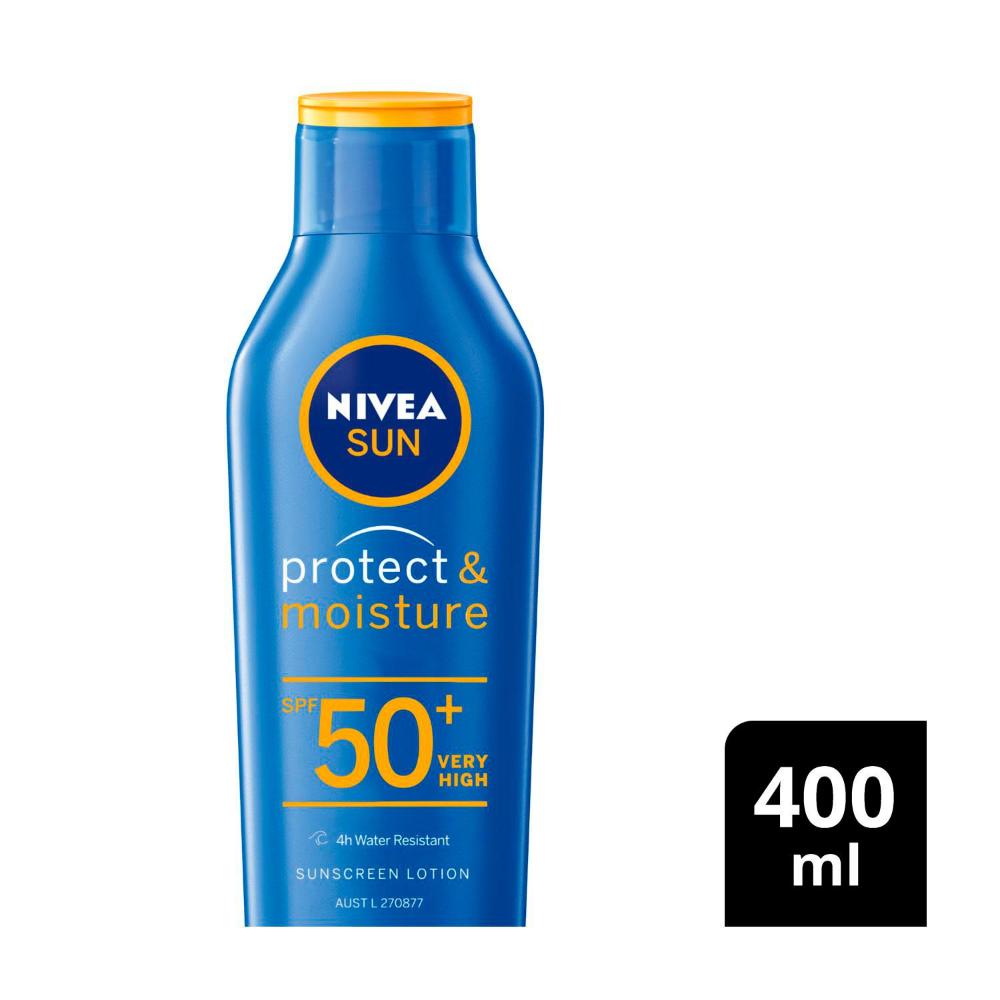 Nivea Sun Protect & Moisture Moisture Lock SPF50+ Sunscreen | 400mL