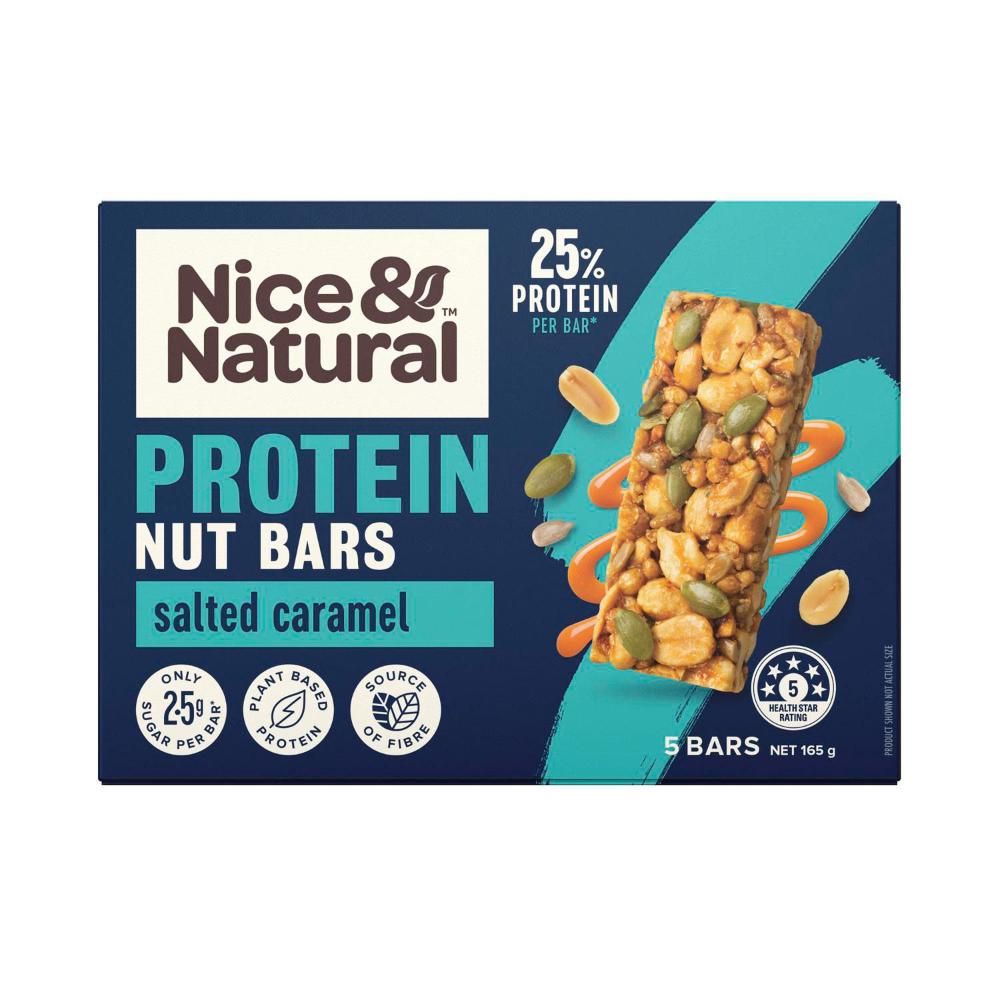 Buy Nice & Natural Salted Caramel Protein Nut Bars With 3 Superseeds 5