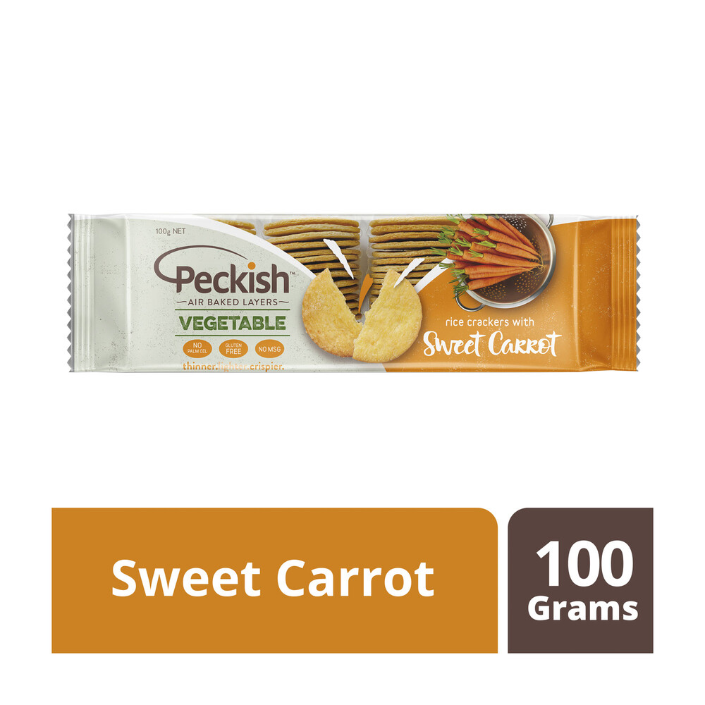 Sweet Rice Coles Buy Peckish Vegetable Sweet Carrot Rice Crackers 90g | Coles