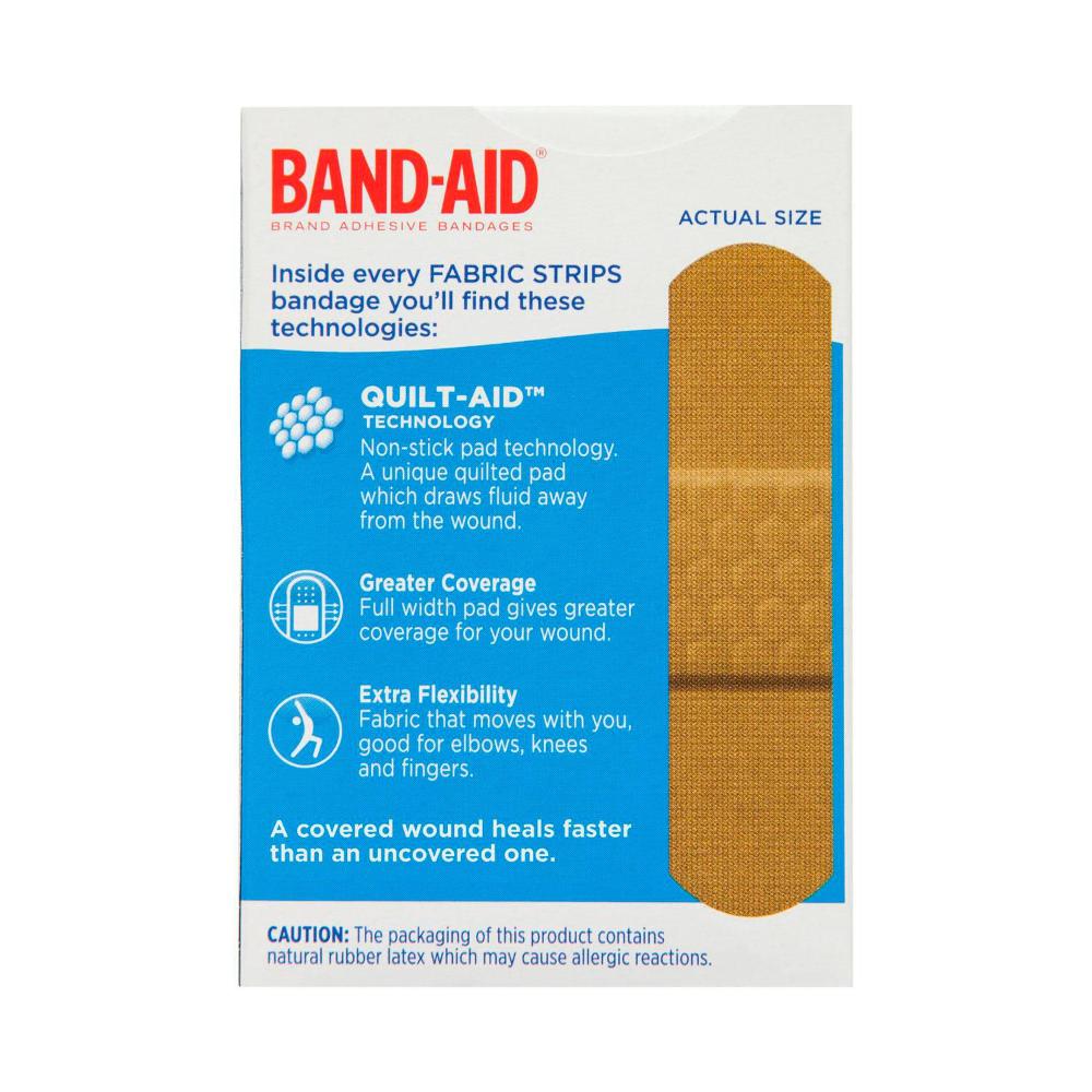 Band-Aid Fabric Strips | 50 pack
