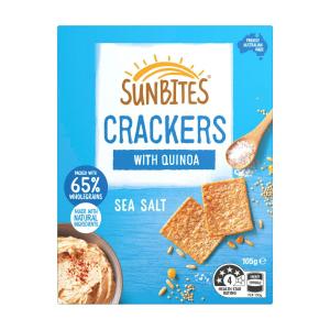 Sunbites Sea Salt Snack Crackers | 105g