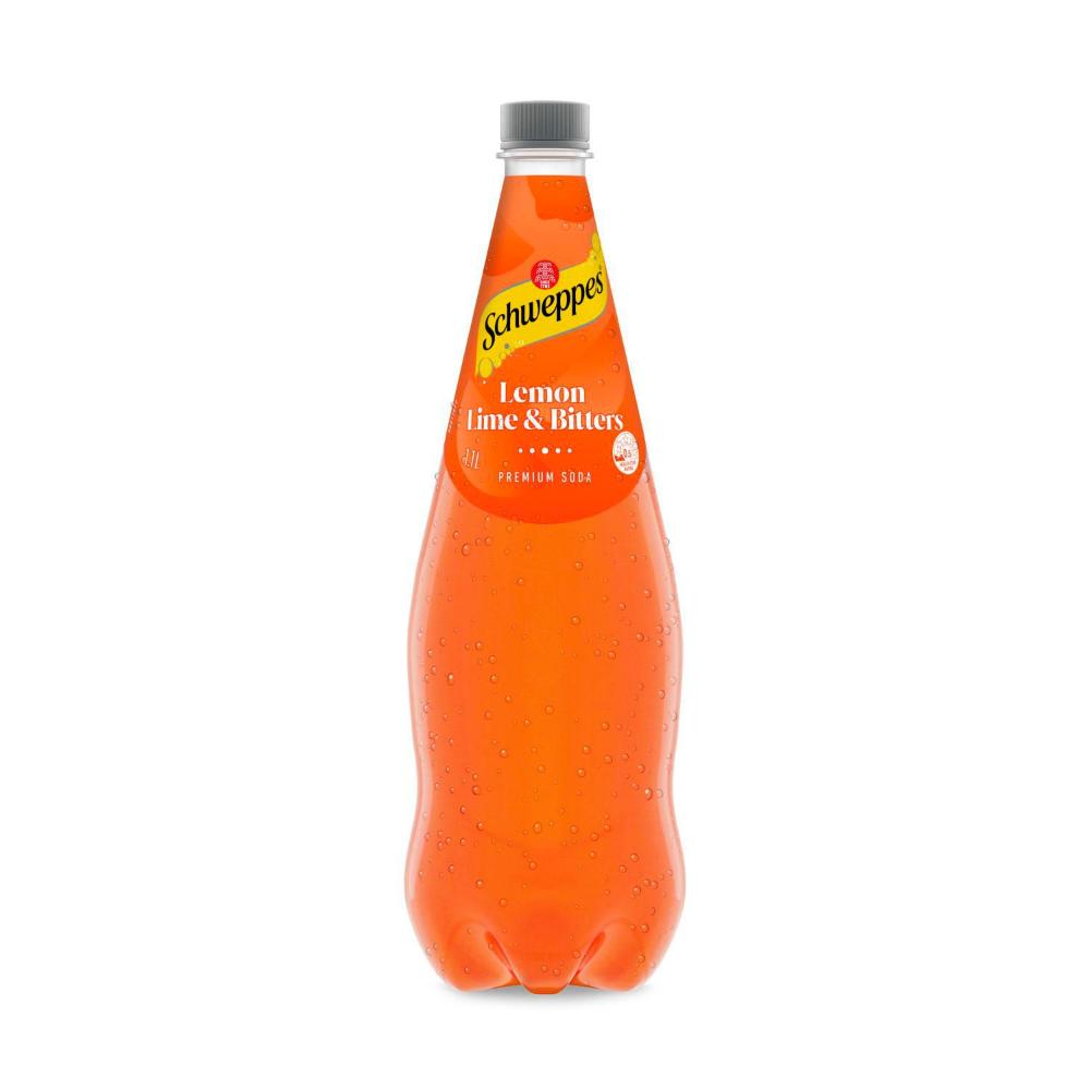 Buy Schweppes Lemon Lime Bitters Soft Drink Classic Mixers Bottle 1 1L 