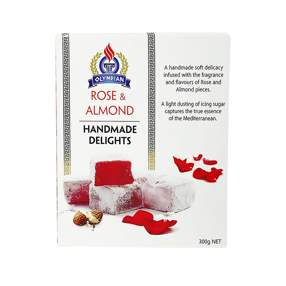 Buy Olympian Turkish Delight With Rose & Almond 300g | Coles