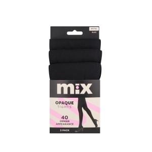 Mix Opaque Tights 40 Denier Black Ave 