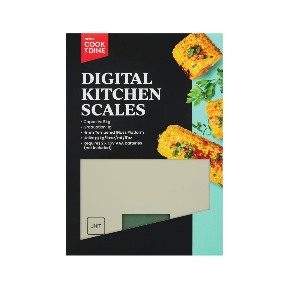Buy Cook & Dine Digital Kitchen Scales 1 Each | Coles