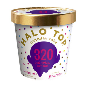 Halo Top Birthday Cake Ice Cream Tub | Coles Online