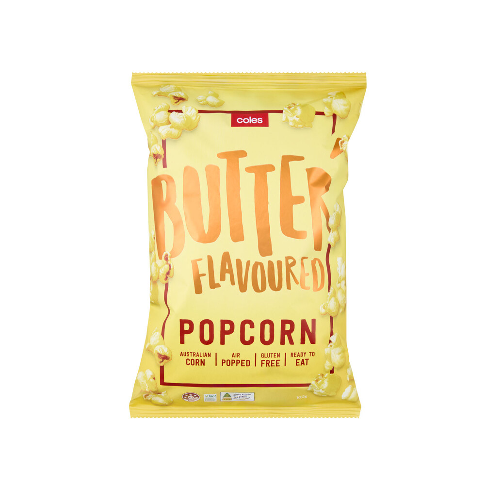 Buy Coles Butter Popcorn 100g Coles