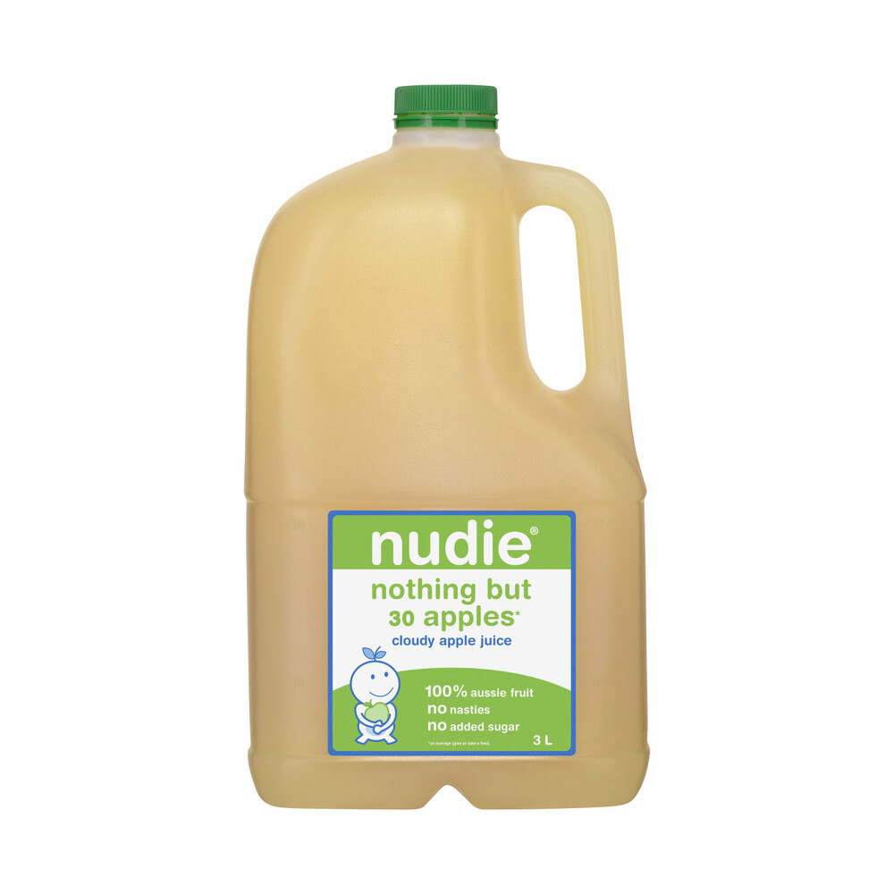 Buy Nudie Nothing But Apple Juice 3L Coles