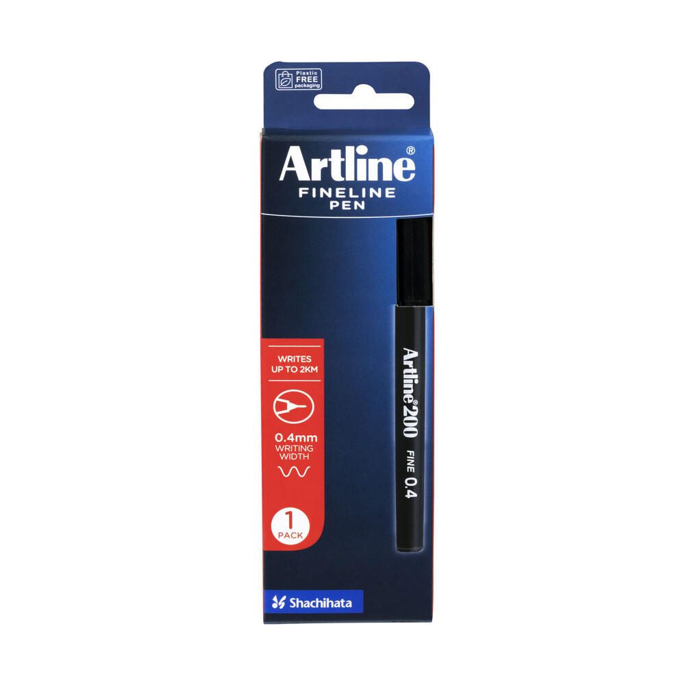 Buy Artline 200 Fineline Black Pen 1 each Coles