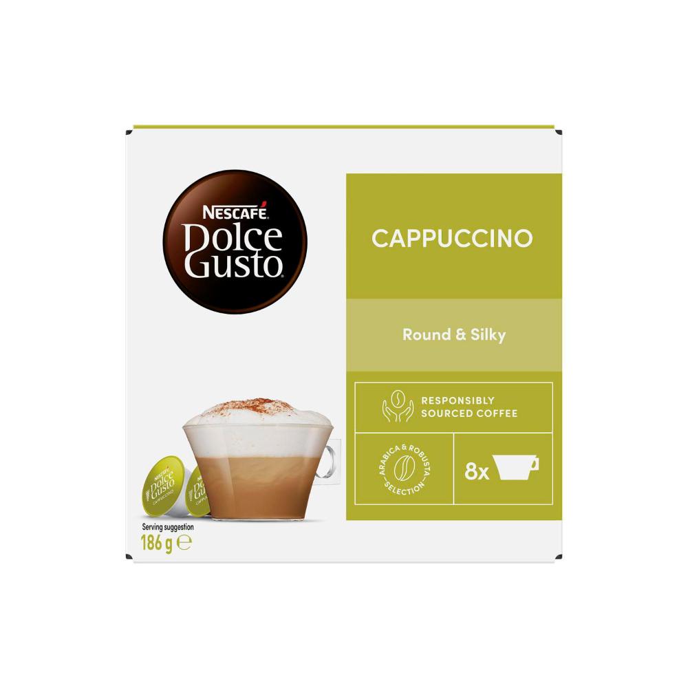 Buy Nescafe Dolce Gusto Cappuccino Coffee Capsules 16 Pack Coles - Main Image