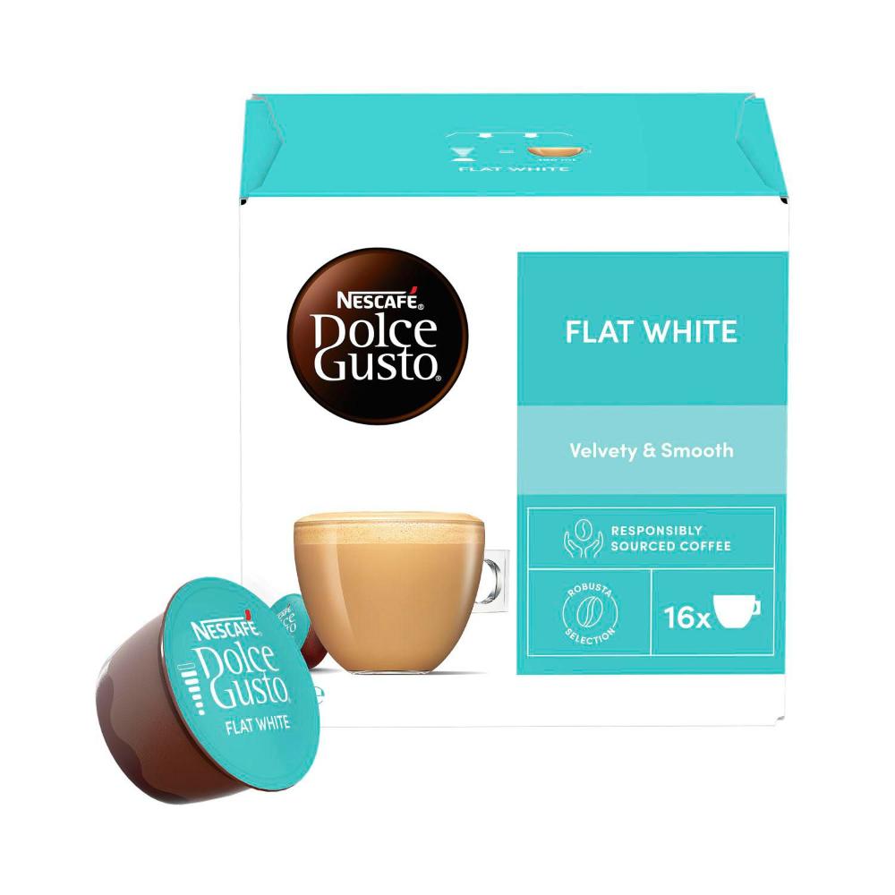 Buy Nescafe Dolce Gusto Flat White Coffee Capsules 16 Pack Coles