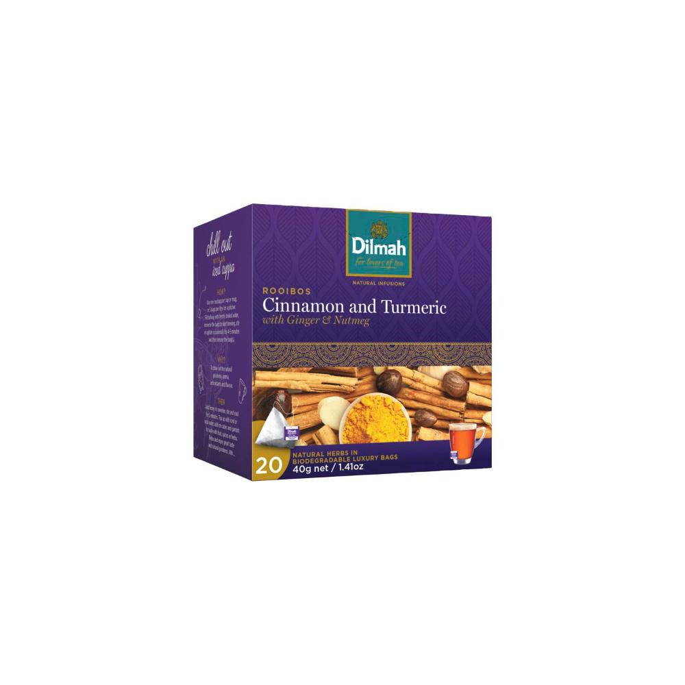 Buy Dilmah Inspirations Rooibos Cinnamon Turmeric Ginger & Nutmeg Tea
