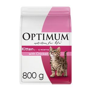 optimum kitten dry food