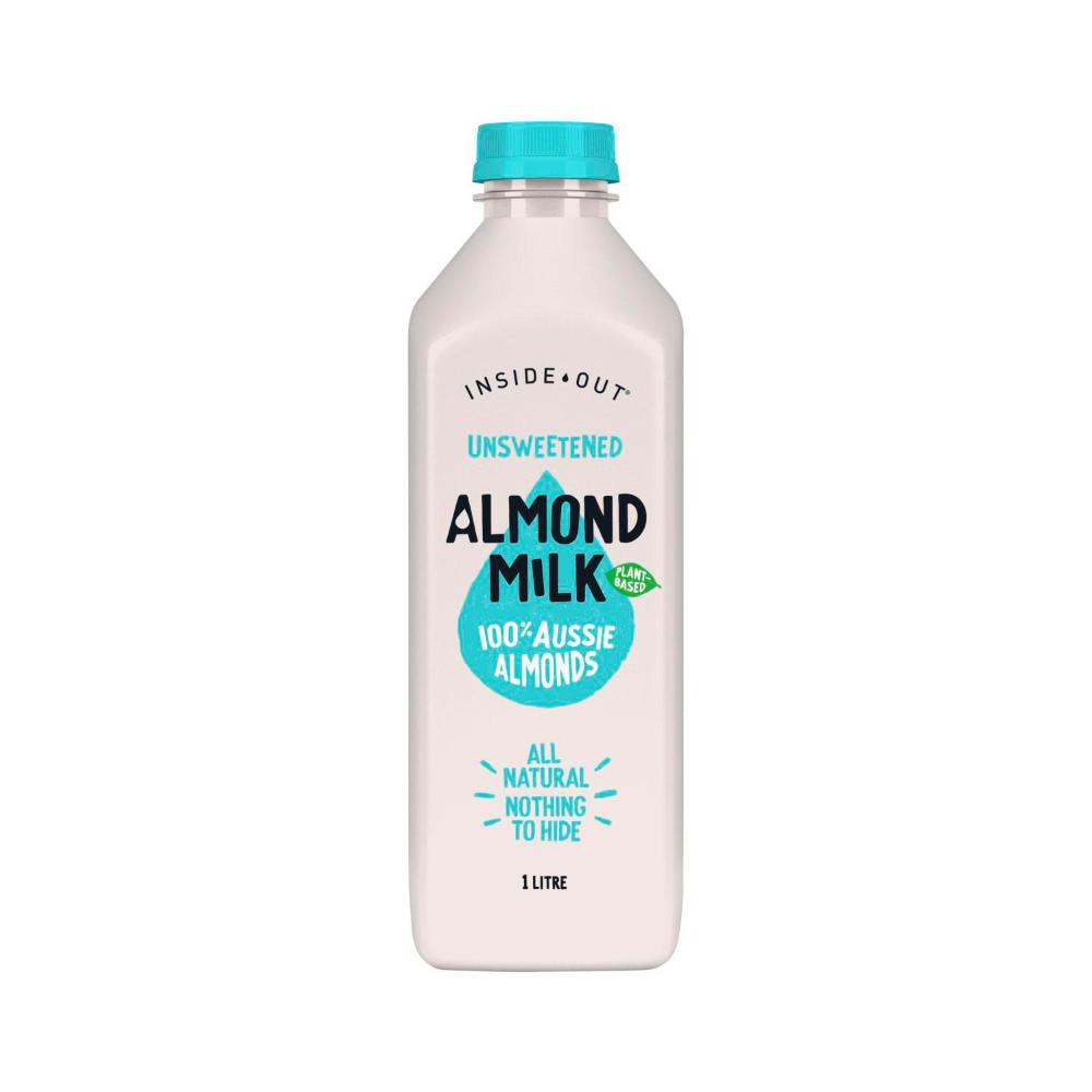 Buy Inside Out Unsweetened Almond Milk 1L Coles