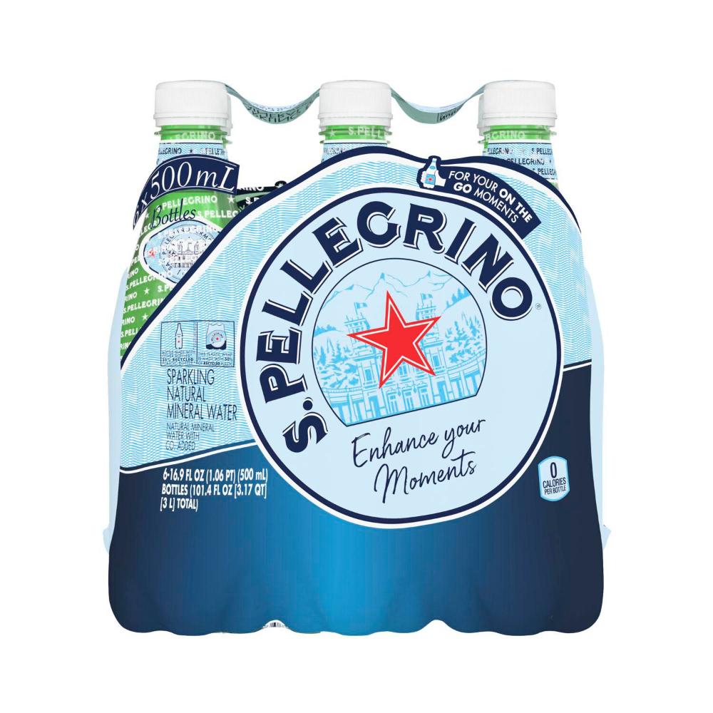 Sanpellegrino. Sparkling Mineral Water | 6 Pack