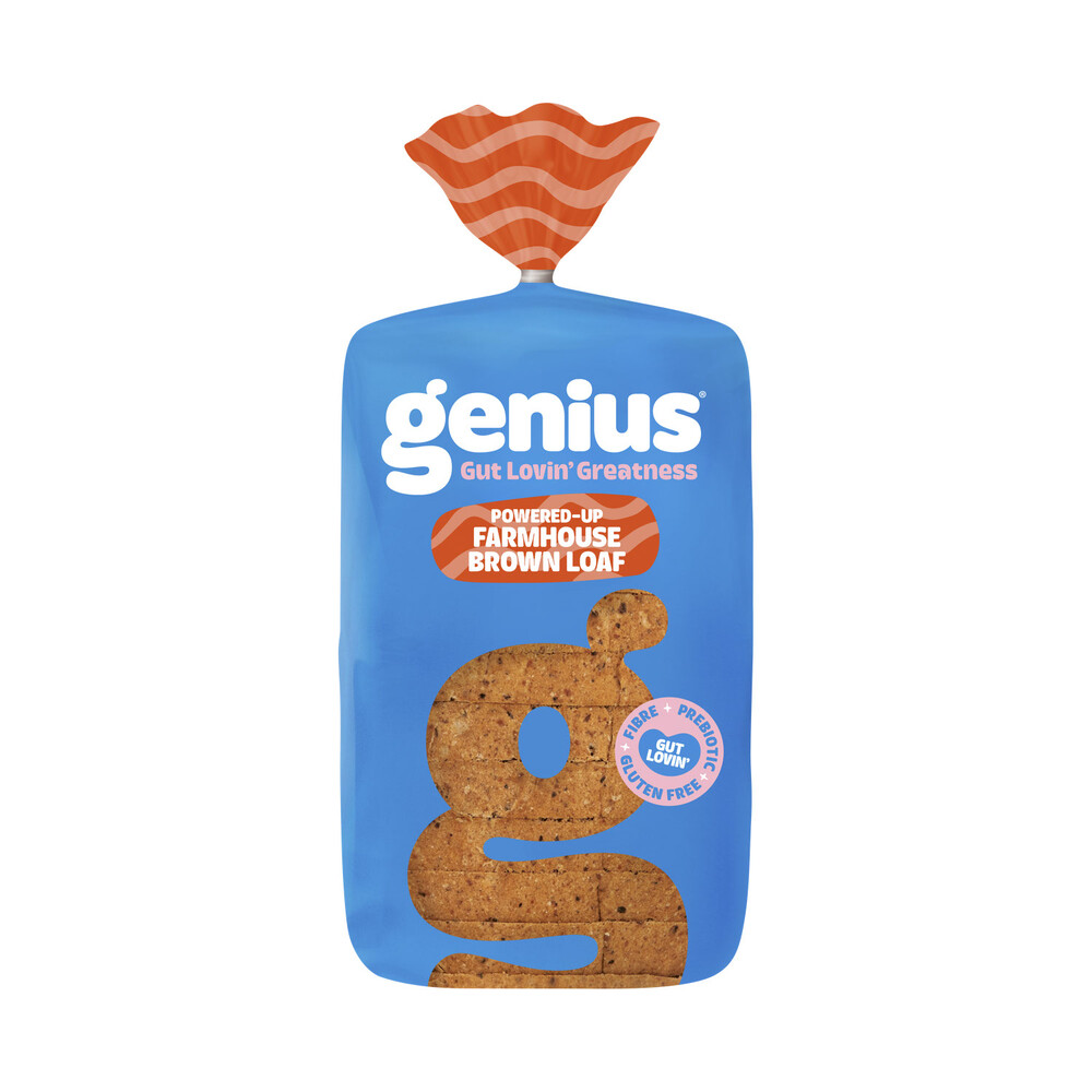 Buy Genius Gluten Free Farmhouse Soft Brown Bread Loaf 535g | Coles