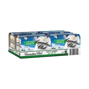 Canadian Club & Dry Zero Sugar Can 375ml