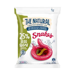 The Natural Confectionary Co 25 Less Sugar Snakes Coles Online