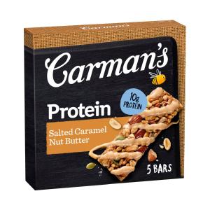 Carman S Salted Caramel Nut Butter Gourmet Protein Bars 5 Pack Coles Online