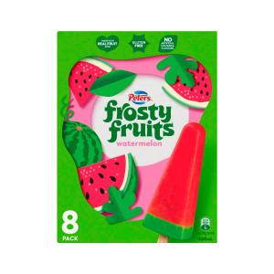 Peters Frosty Fruits Watermelon Ice Blocks 8 Pack | 520mL