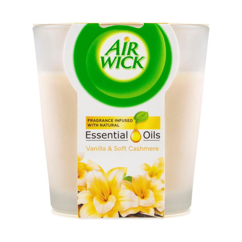 Buy Air Wick Essential Oils Vanilla Bean Candle 1 pack Coles