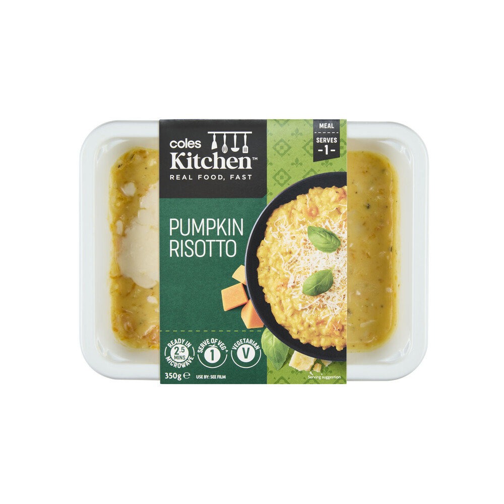 Buy Coles Kitchen Pumpkin Risotto 350g Coles