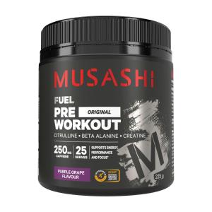 Musashi Purple Grape Flavour Pre Workout Powder Coles Online