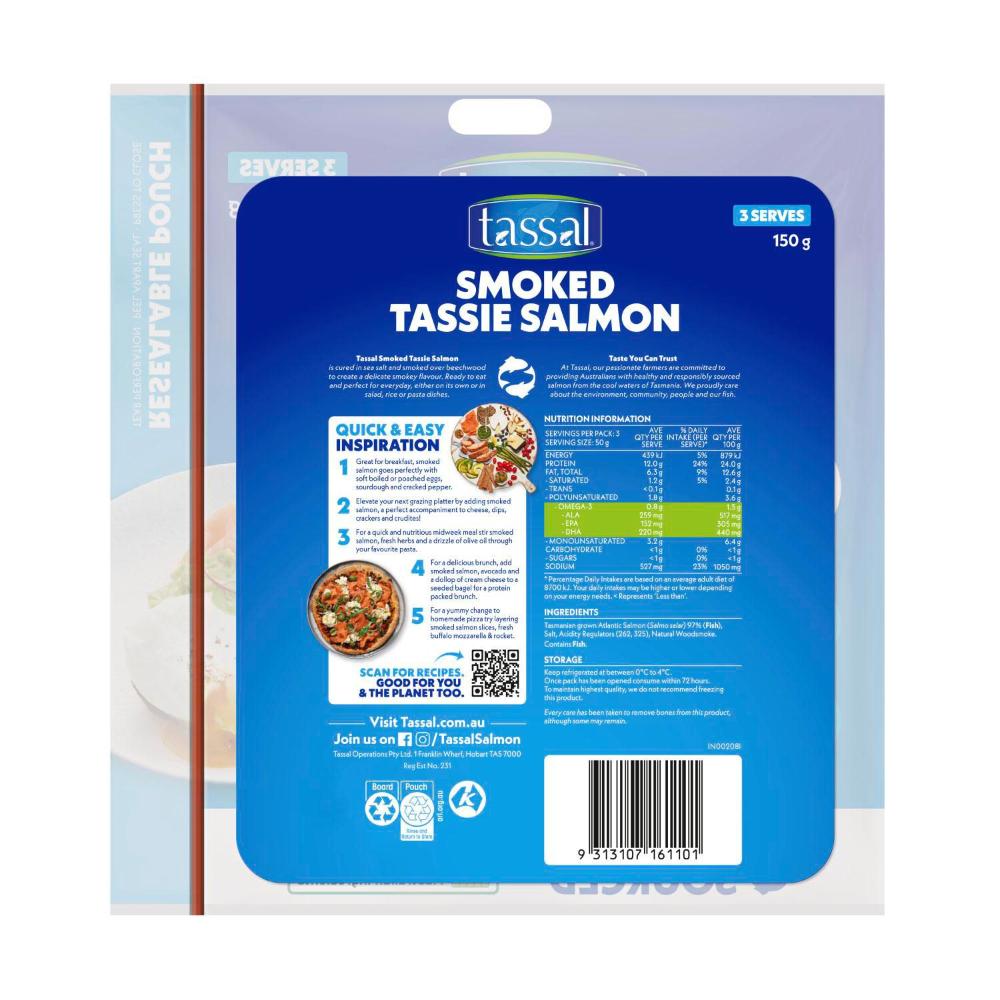 Tassal Tasmanian Smoked Salmon | 150g