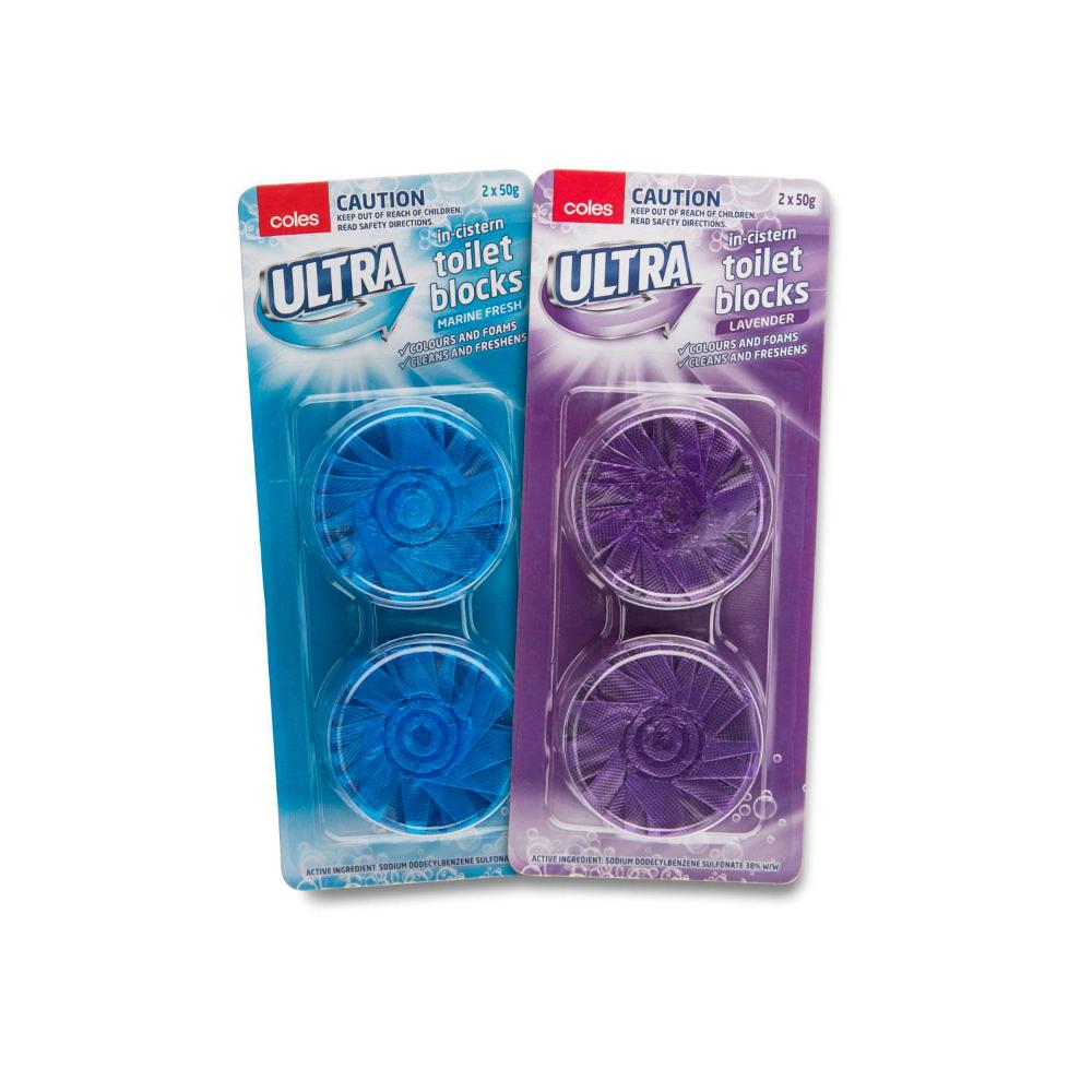 Buy Coles Ultra In Cistern Toilet Cleaner 2X50g 2 pack Coles