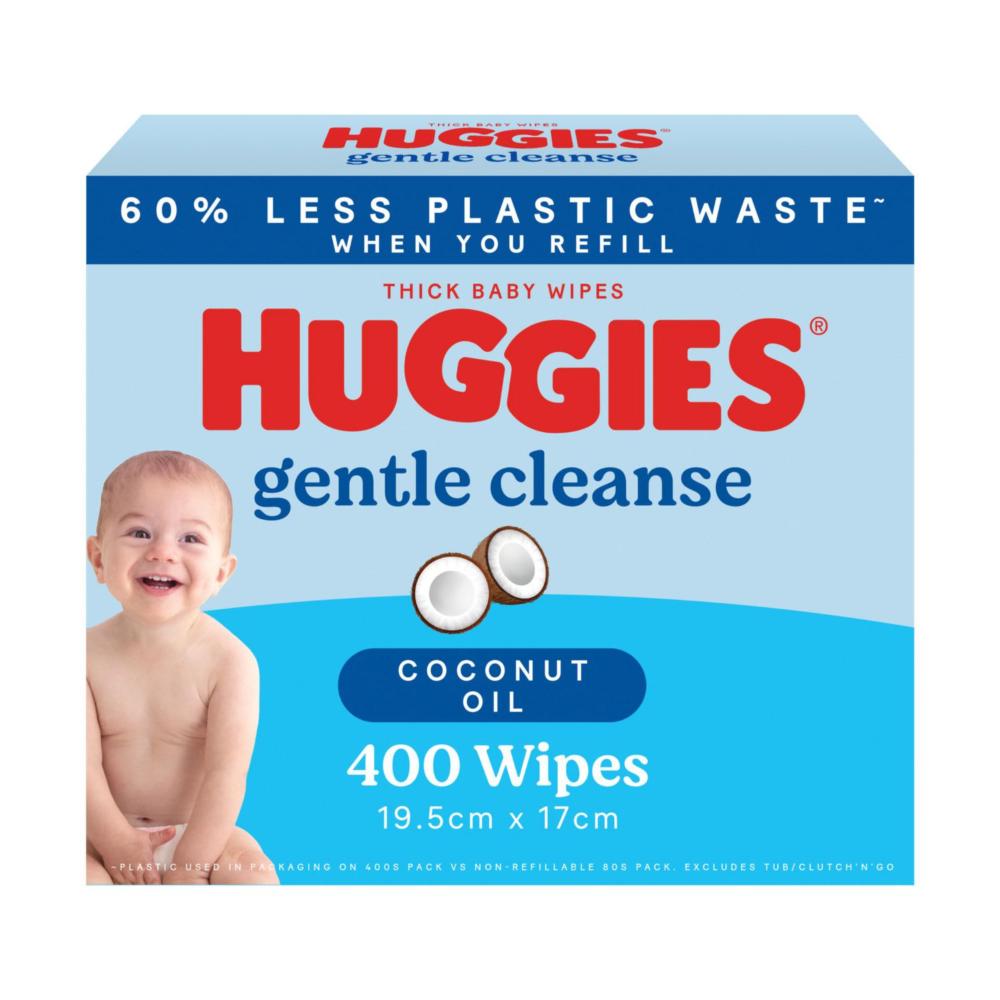 Buy Huggies Thick Baby Wipes Coconut Oil pack Coles