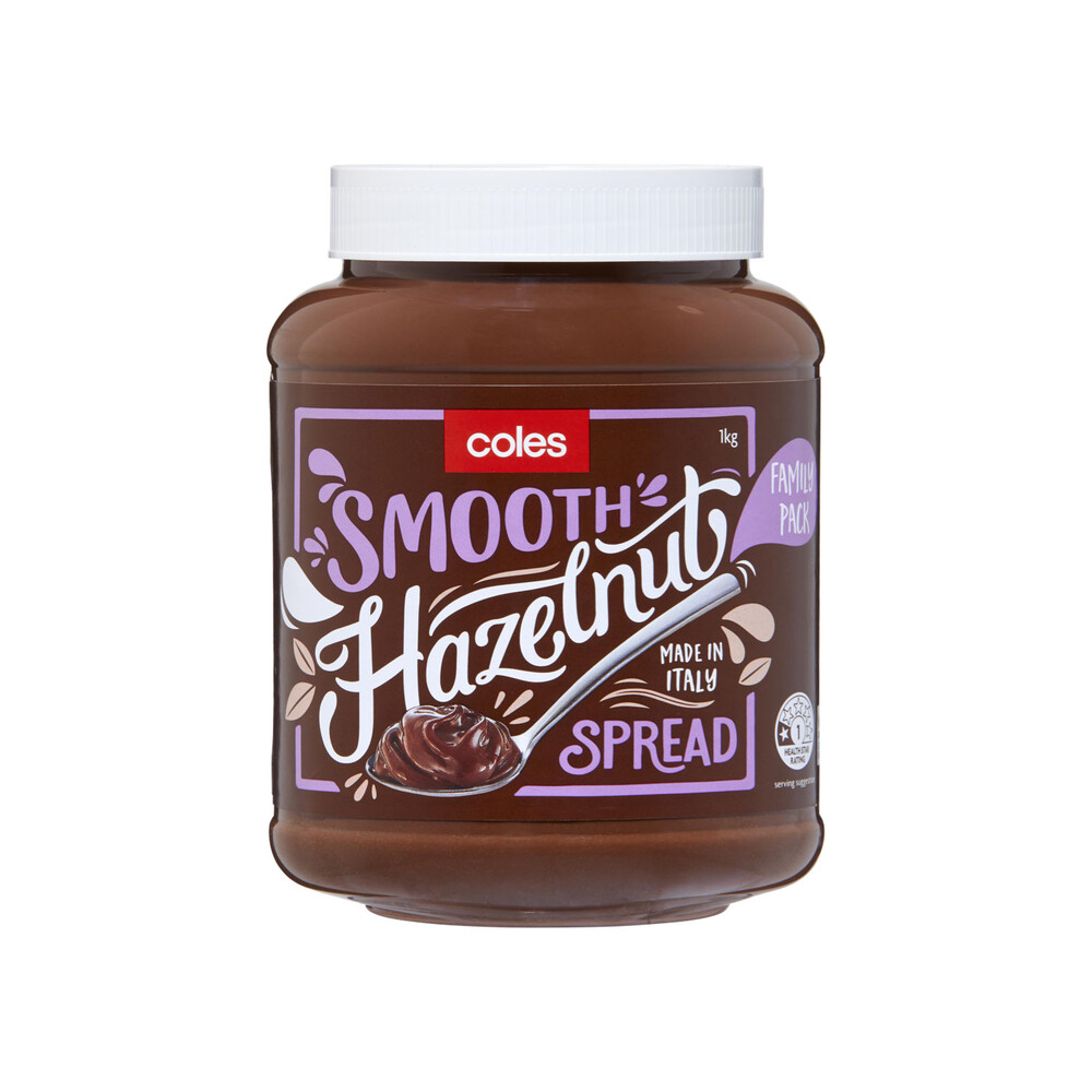 Buy Coles Smooth Hazelnut Spread 1kg Coles
