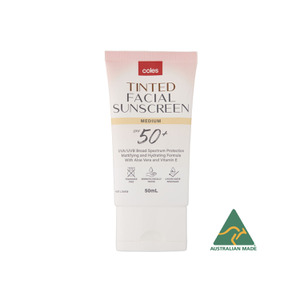 coles facial sunscreen