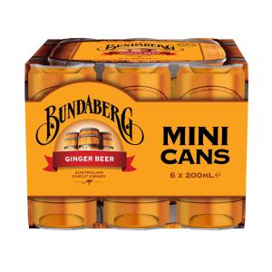 Bundaberg Ginger Beer Multipack Cans 200ml Coles Online