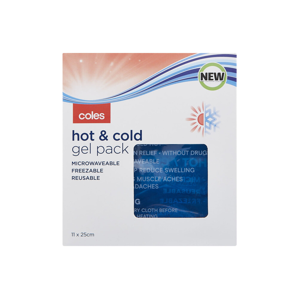 Buy Coles Reusable Gel Hot/Cold Pack 1 each Coles