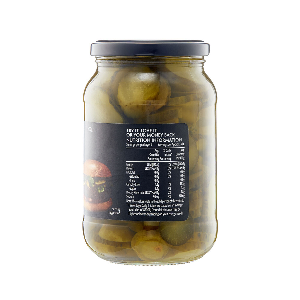 Coles Special Burger Pickles | 500g