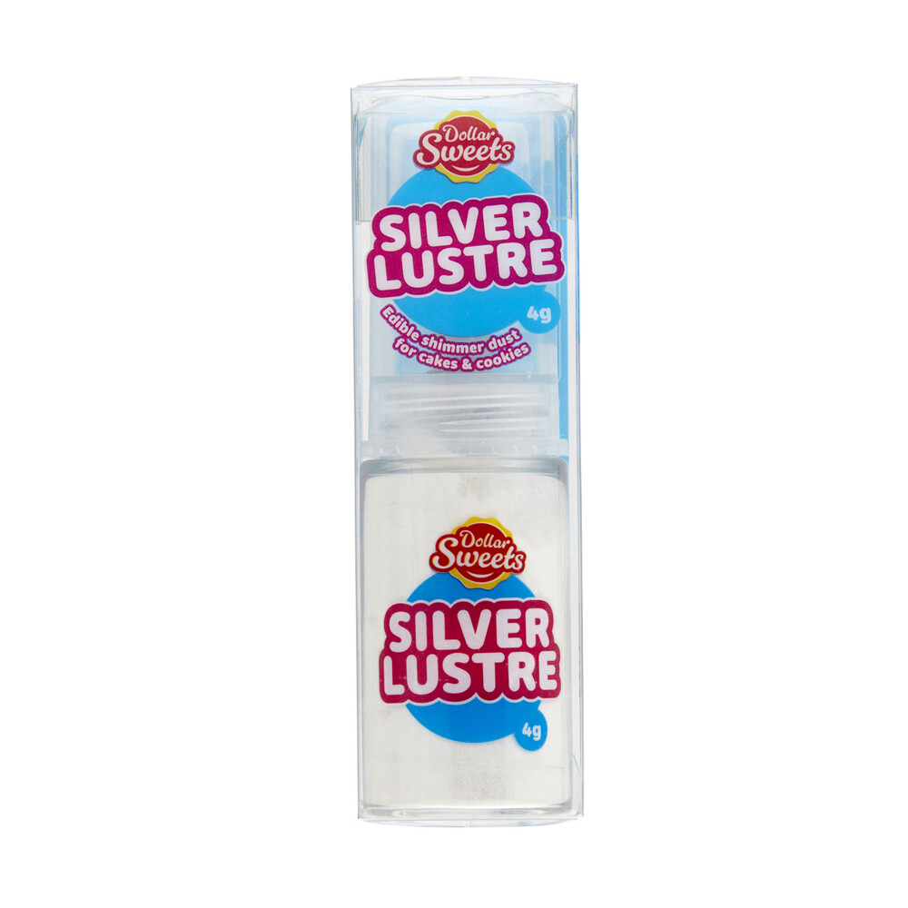 Buy Dollar Sweets Edible Glitter Silver Spray 4g Coles