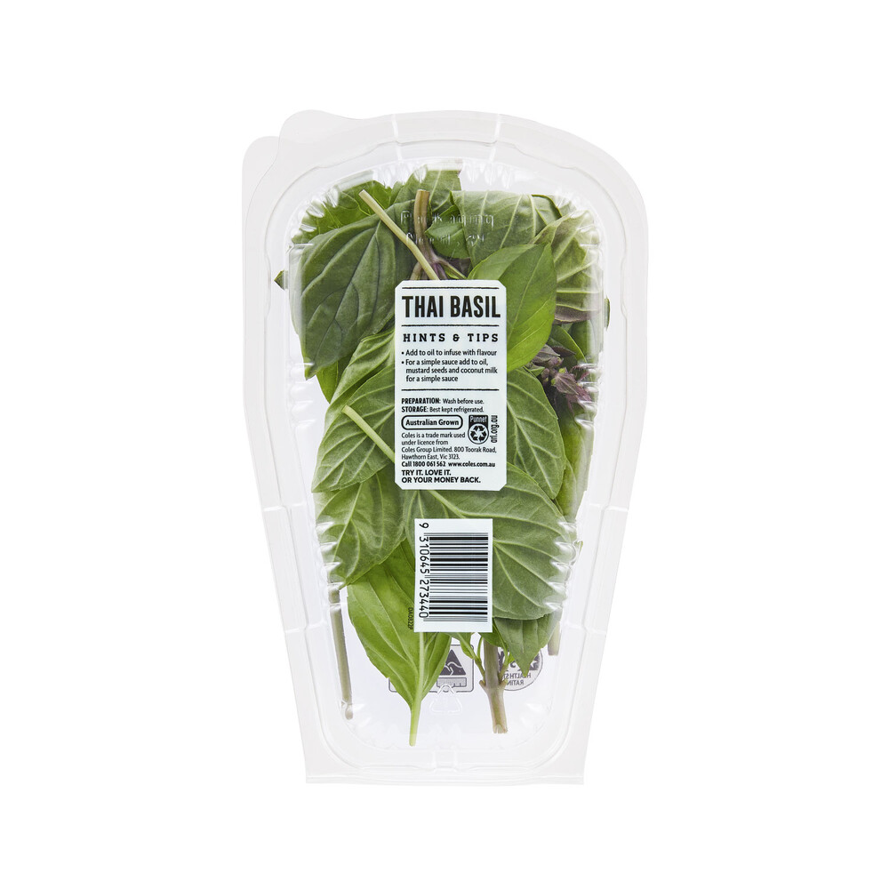 Buy Coles Herb Punnets Thai Basil 15g