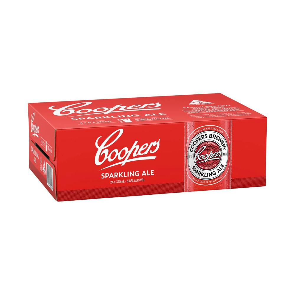 Buy Coopers Sparkling Ale Can 375mL 24 Pack Coles