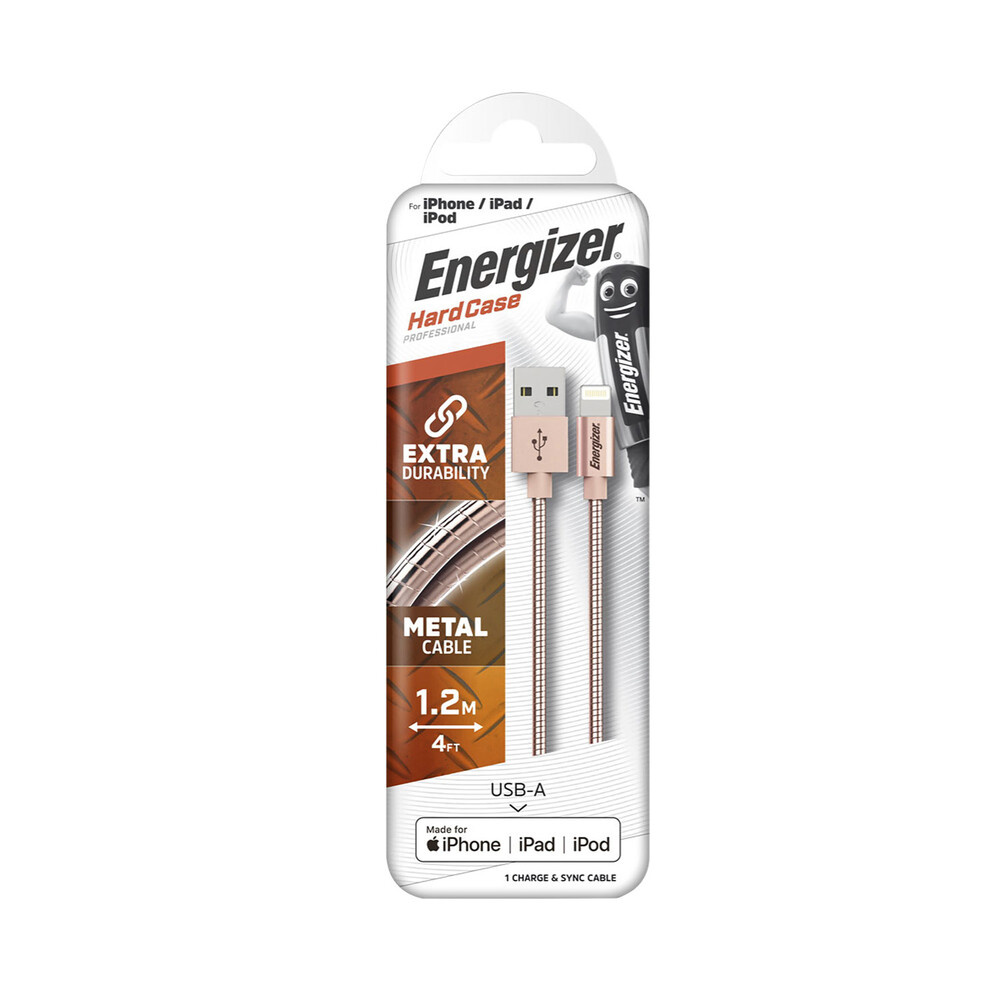 Buy Energizer iPhone Cable Steel 1.2M 1 pack Coles