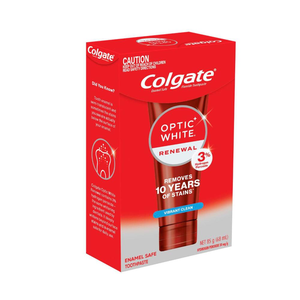 Buy Colgate Optic White Teeth Whitening Toothpaste Renewal Vibrant